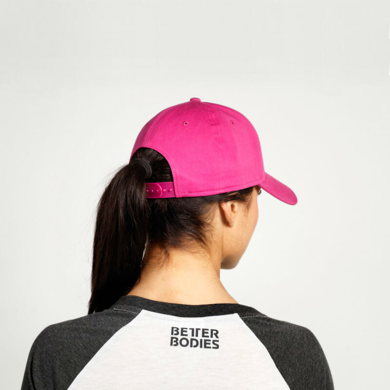 dark pink baseball cap